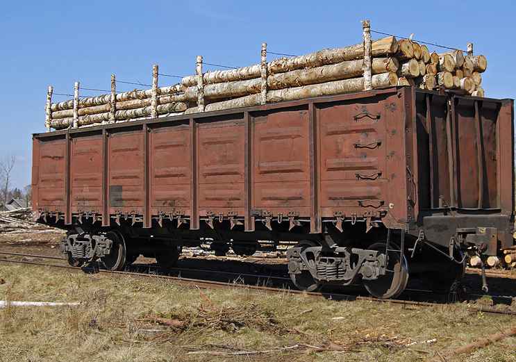 Перевозка ЛЕСА вагонами из Звенигорода в садовое товарищество Пирогово